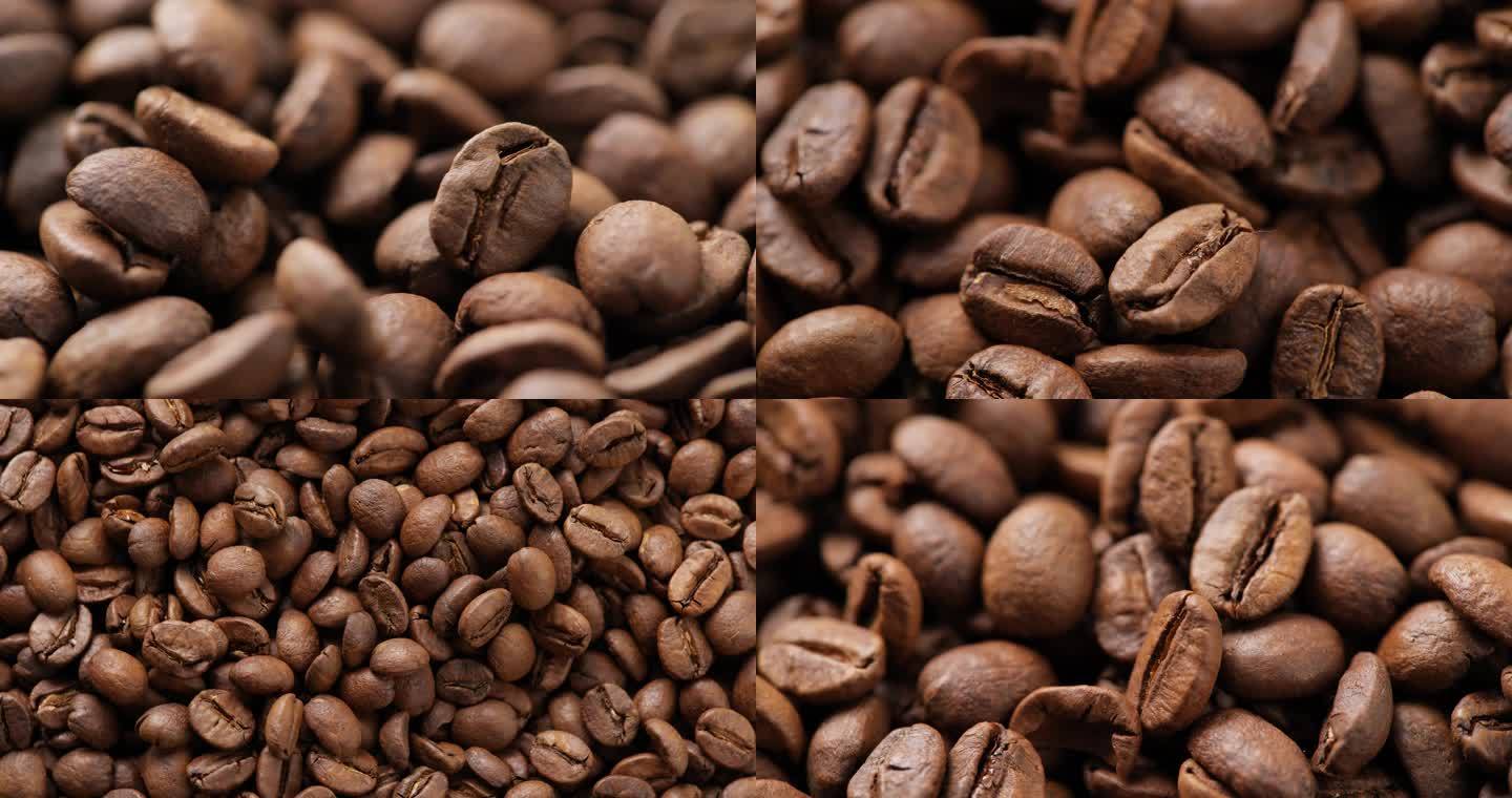 咖啡豆高清4K素材