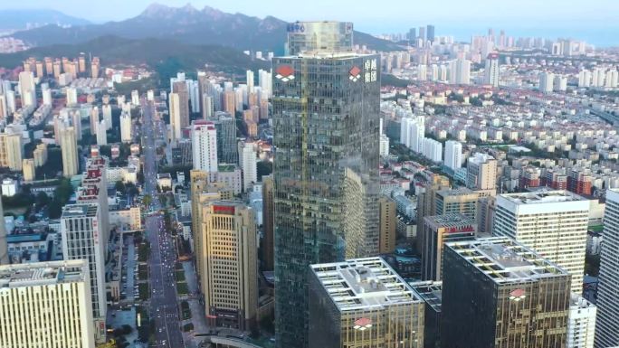 企业宣传拍摄制作城市高楼大厦