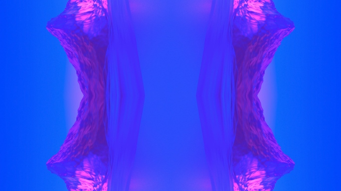 【4K时尚背景】蓝紫幻影艺术梦幻流动空间