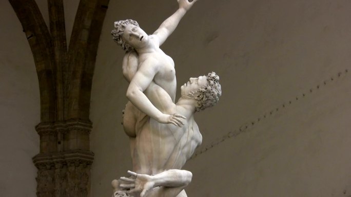 意大利佛罗伦萨艺术博物馆，《萨宾妇女强奸案》