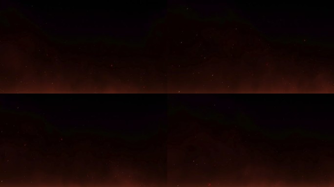 4k燃烧的火星灰烬背景