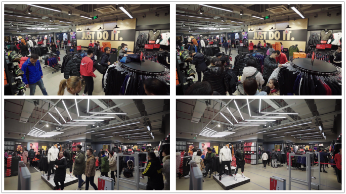 商场专卖店人流