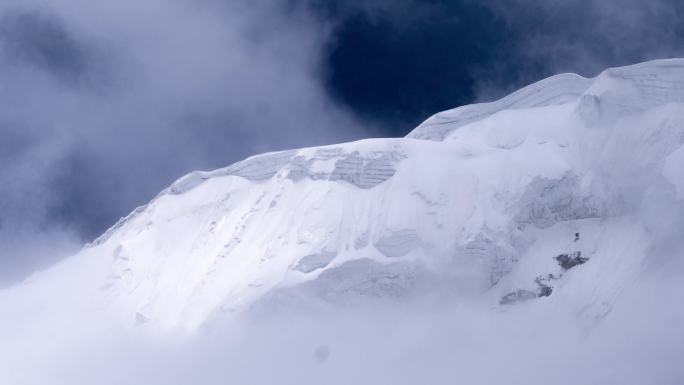八组雪山冰川延时摄影