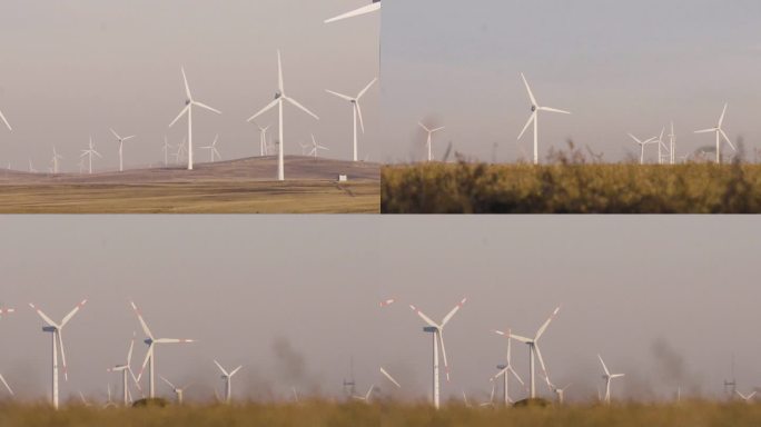风车  再生能源 新型能源 内蒙风力发电