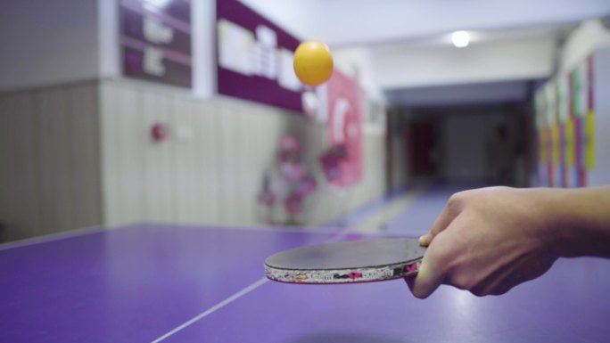4K乒乓球是最好的体育股票视频