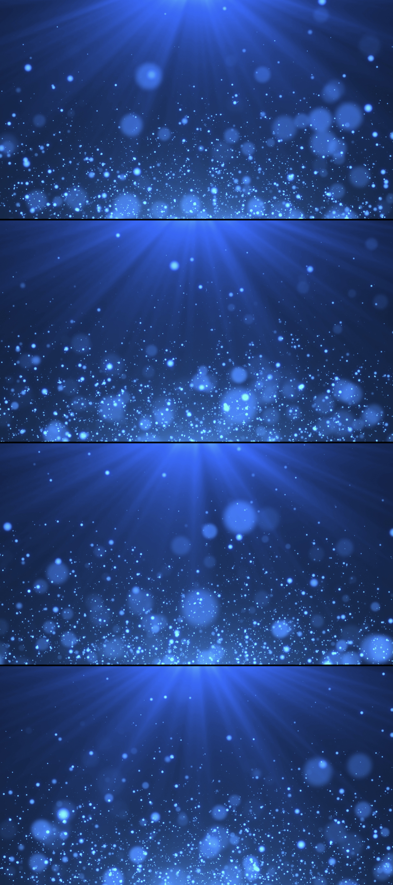 蓝色粒子光斑背景循环