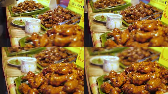 泰国街头美食：酱汁炸鸡