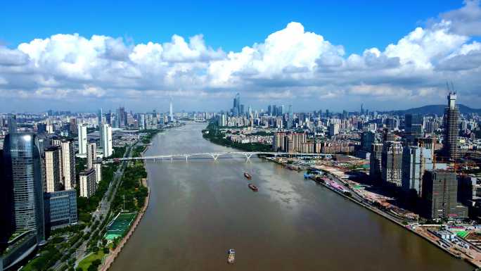 广州金融城保利发展航拍
