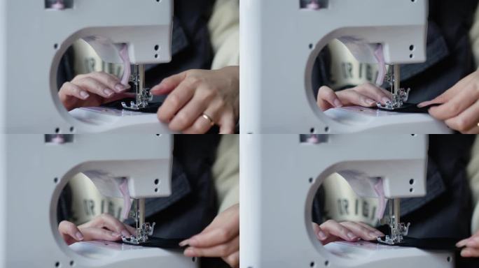 4k缝纫机器裁缝设计服装加工制作