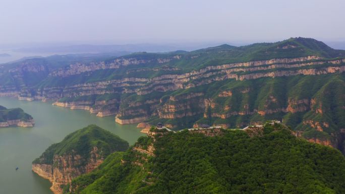 济源黄河三峡八角山风光