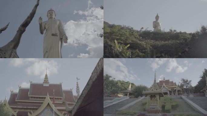 西双版纳大佛寺特色建筑地标景点