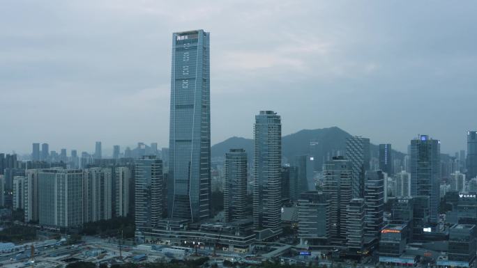 鸟瞰中国广东省深圳市。