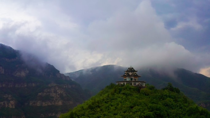 济源黄河三峡八角山风光