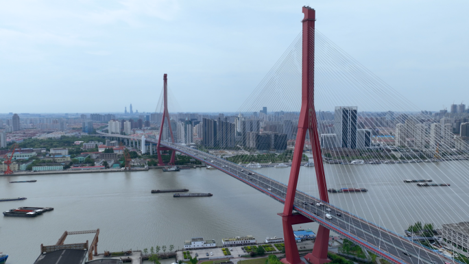【4K】上海杨浦大桥航拍