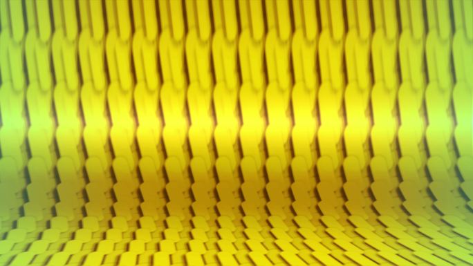 黄色曲线抽象彩色运动背景
