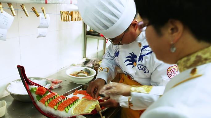 美食展示 美食制作 精致摆盘 丰盛菜品