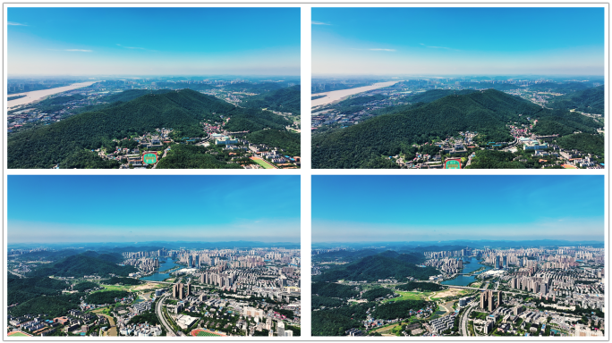 长沙岳麓山大全景