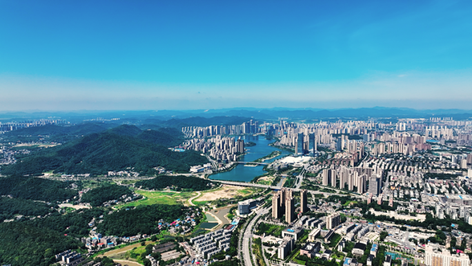 长沙岳麓山大全景