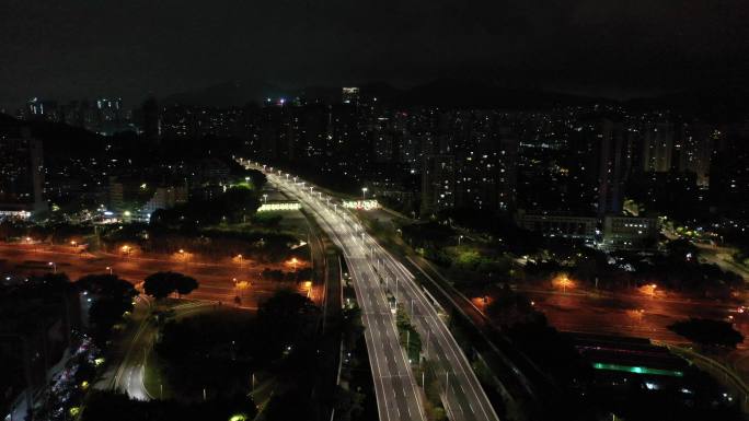 深圳夜景航拍