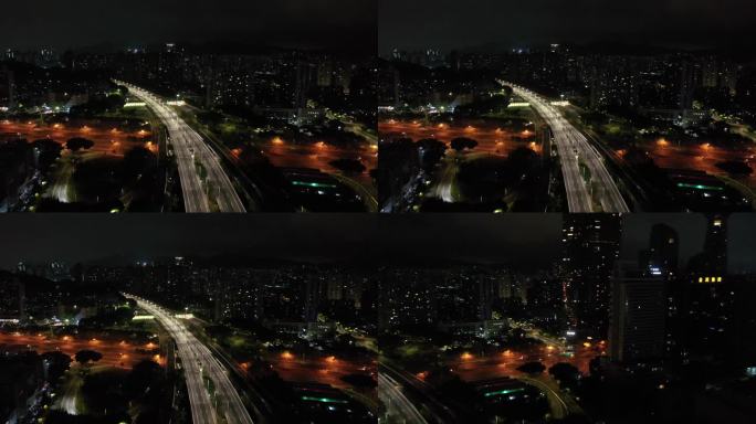 深圳夜景航拍