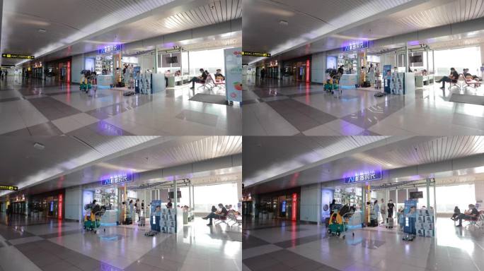 2022珠海金湾机场AI机器时代店铺外景