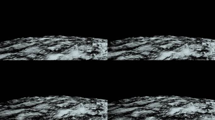 神秘星球表面地面球面旋转转动视频素材