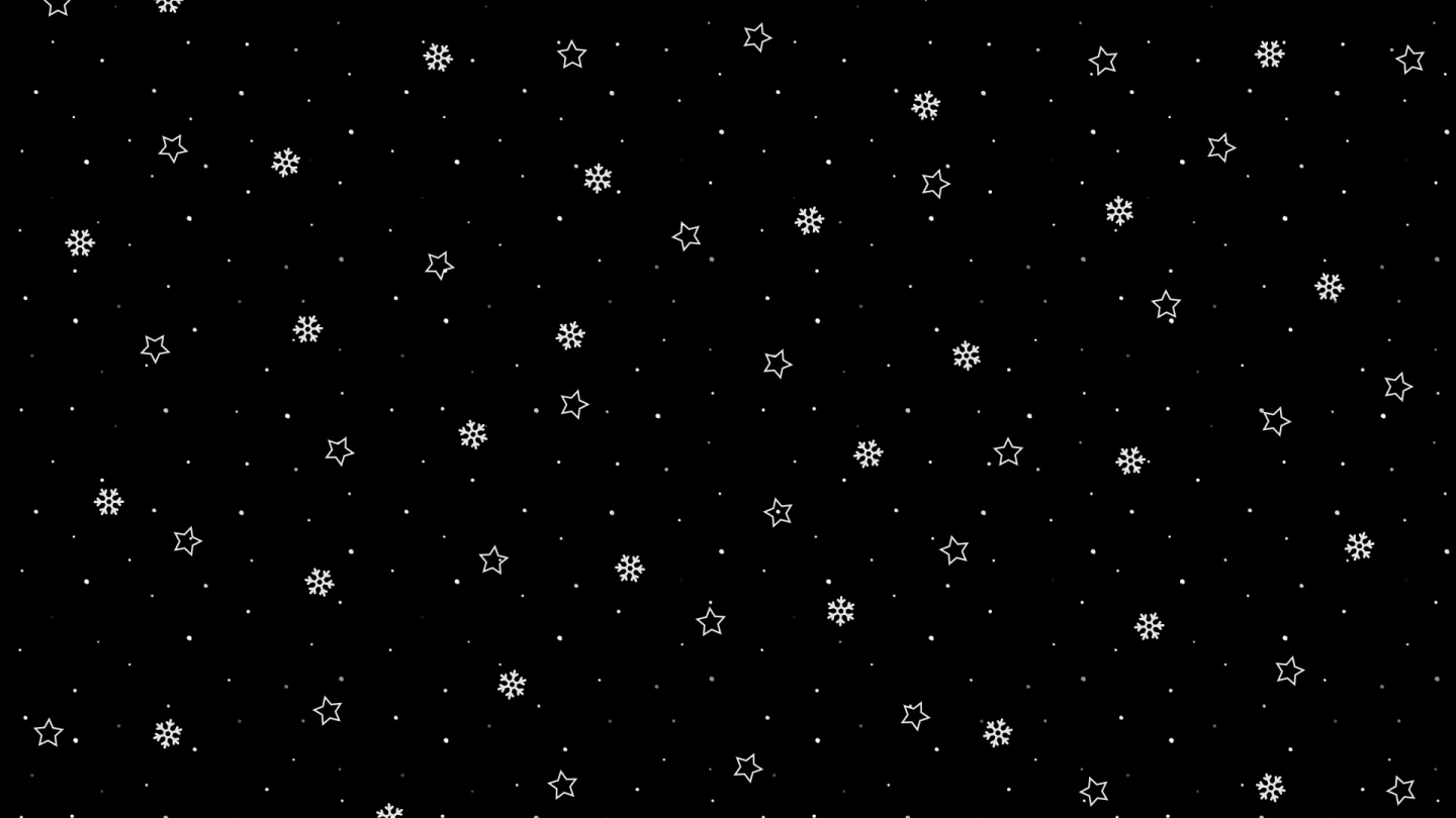 圣诞节背景 星星 雪花背景（带透明通道）