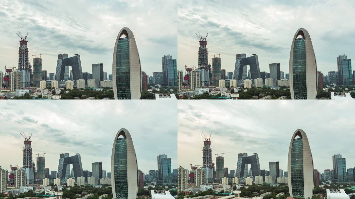 时间流逝-北京中央商务区鸟瞰图（MS HA ZO）