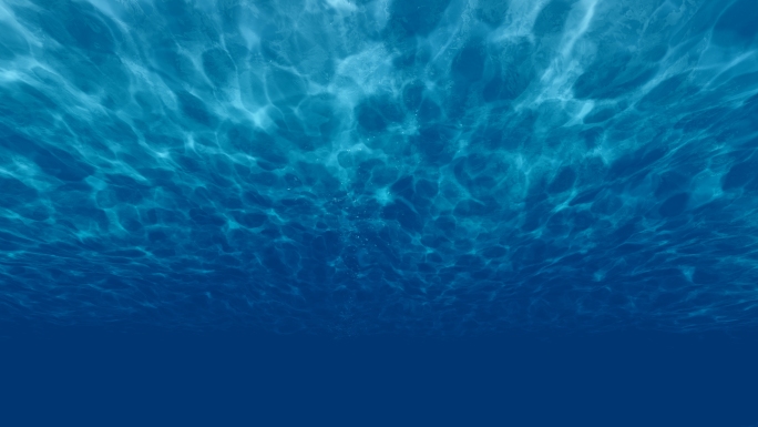 海底水底水面海面波纹水纹焦散