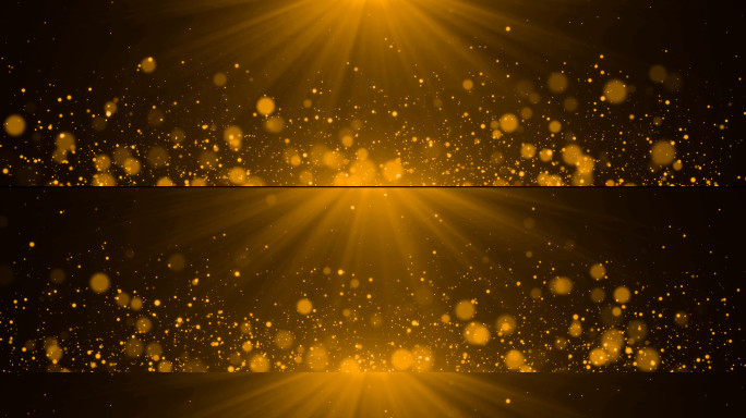 金色粒子光斑背景循环8k