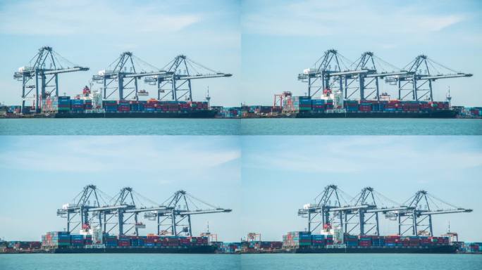 景观航运港口机械化信息化交通化
