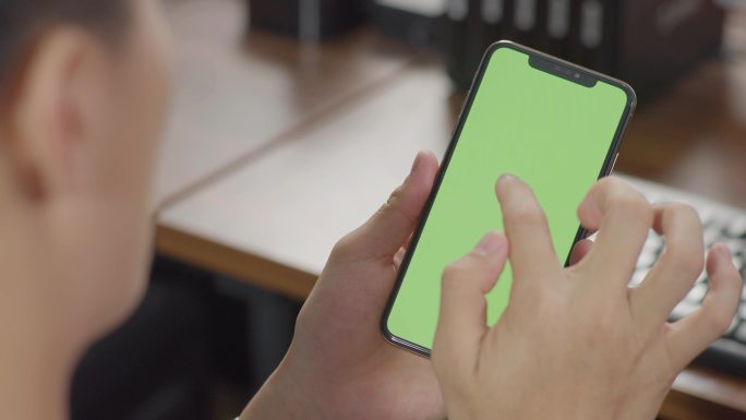 3组手机绿屏抠像APP特效模版滑动手机