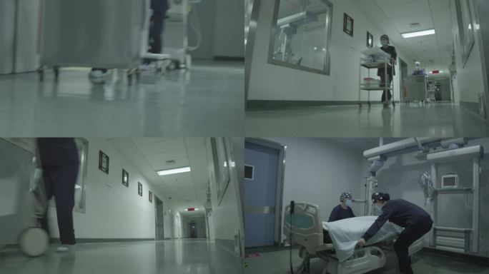 ICU 护士抢救奔跑 抢救室布置
