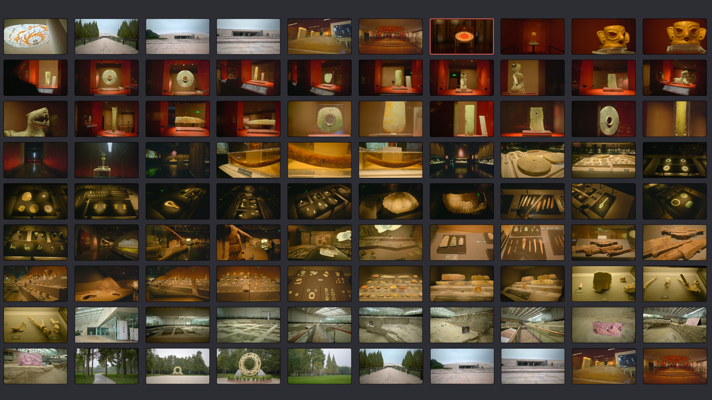成都金沙遗址博物馆85个4k空镜头
