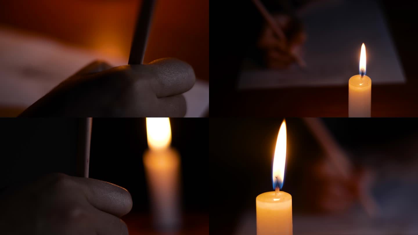 燃烧的烛光蜡烛摄影图高清摄影大图-千库网