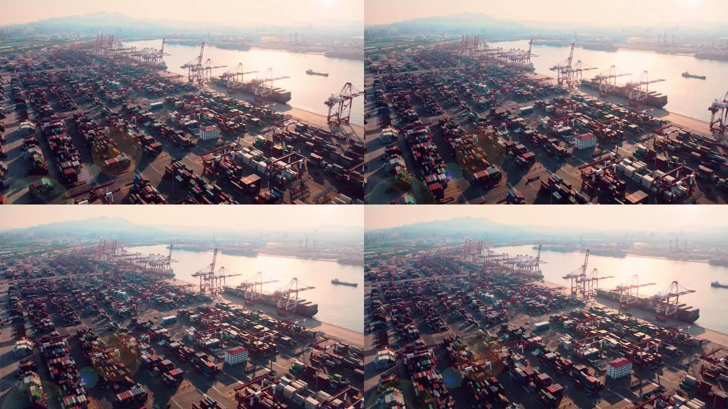中国青岛港集装箱码头