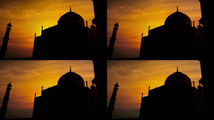夕阳下清真寺