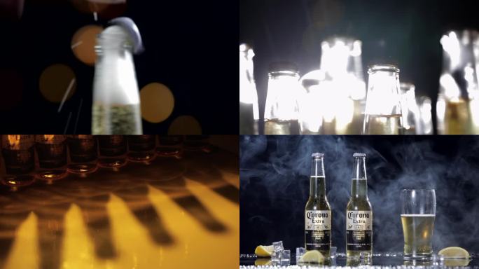 科罗娜啤酒混剪宣传片 酒吧创意光影光线