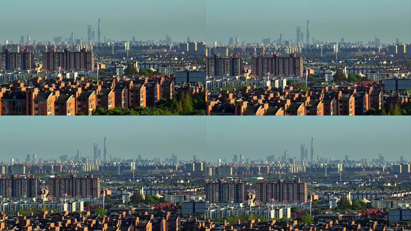 上海城市高密度住宅长焦