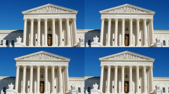 美国最高法院正义地标性建筑公平公正