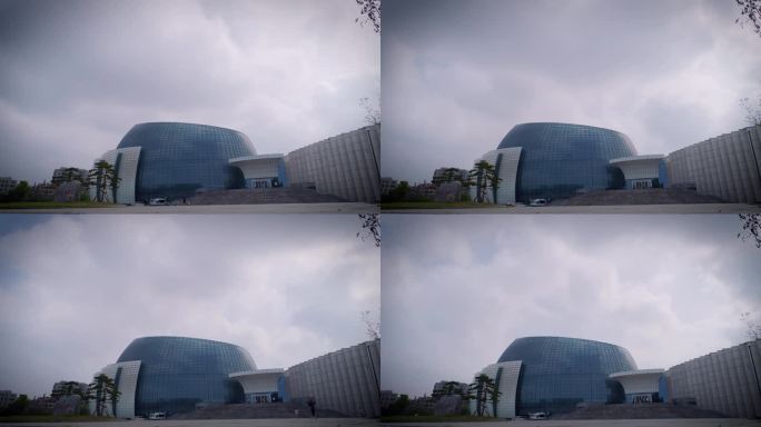 鹤壁 艺术中心 鹤壁地标建筑 旋转小球