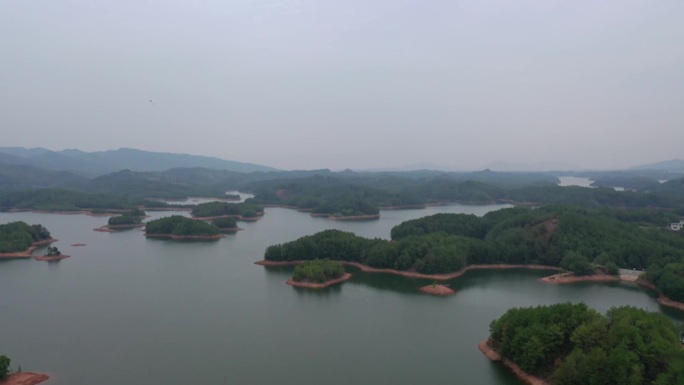 孔江 水库 百岛湖 湖水 绿色生态 风景