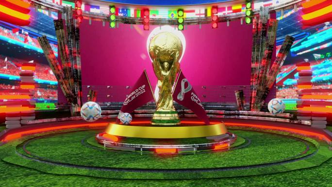 2022卡塔尔世界杯足球大力神杯