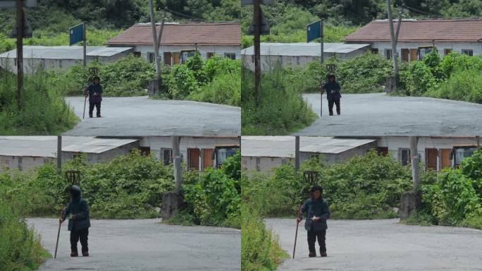 乡村振兴扶贫视频云南山村疾病缠身空巢老人