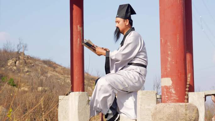 中国古代文人读书吟诗
