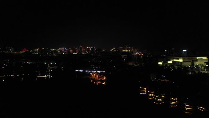 浙江临海临湖夜景