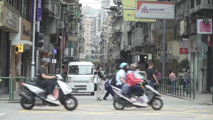 澳门马路街景