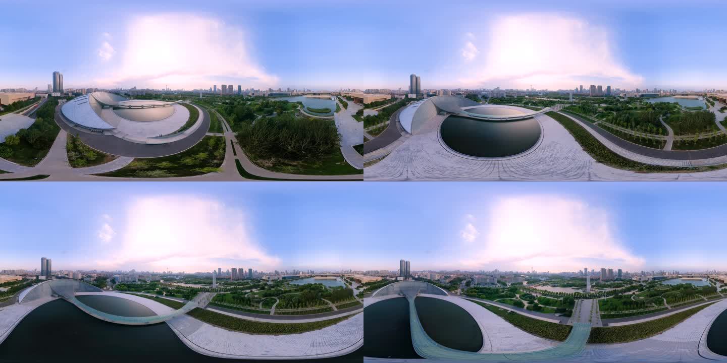天津文化中心航拍VR全景视频