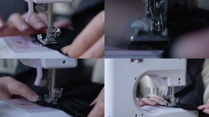 4k裁缝设计服装设计缝纫机器加工制作