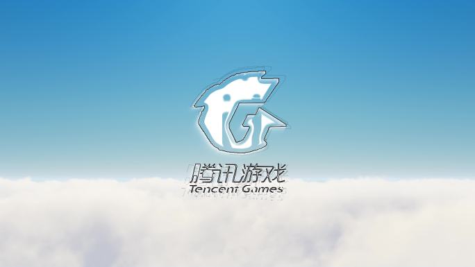 平静唯美天空logo展示（无插件）